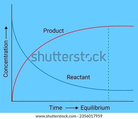 Attainment of chemical equilibrium process