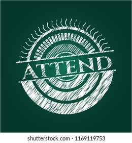 Attend on chalkboard