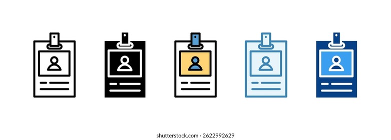 Attendee Icon Set Multiple Style Collection