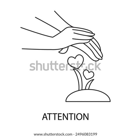 Attention, Awareness, Focus, Alert, Caution, Importance, Careful, Notice, Vigilance, Attention Icon.