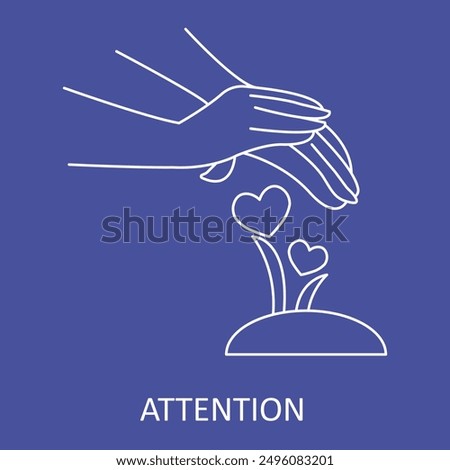 Attention, Awareness, Focus, Alert, Caution, Importance, Careful, Notice, Vigilance, Attention Icon.