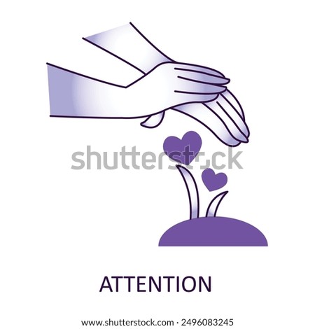 Attention, Awareness, Focus, Alert, Caution, Importance, Careful, Notice, Vigilance, Attention Icon.