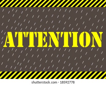 Attention banner