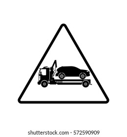 attention car tow service, 24 hours, truck. auto service, car repair