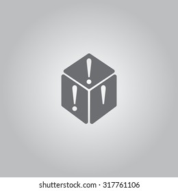 Attention caution sign icon. Exclamation mark.