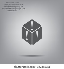 Attention caution sign icon. Exclamation mark.