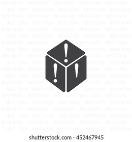 Attention caution sign icon. Exclamation mark.