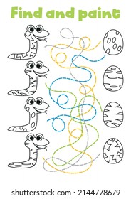 Attention development worksheet  for children.  Shape and texture finding matching.  Match worksheet  .  Educational children's game.