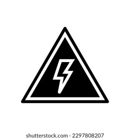 Aufmerksamkeits-Strom-Symbol-Vektorgrafik. Aufmerksamkeitsstromzeichen. einzelne Symbolillustration