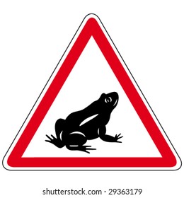 Attention! frog