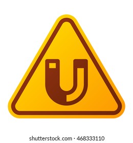 Attention icon danger button and attention warning sign