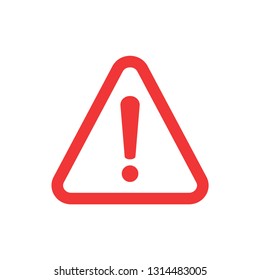 The attention icon. Danger symbol. Alert icon