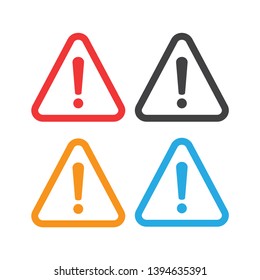 The attention icon. Danger symbol. Alert icon