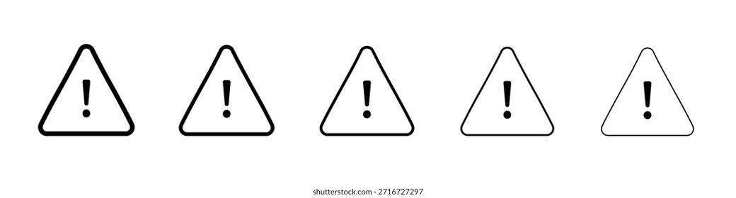 Attention icon design, logo, app, UI. Vector illustration, EPS