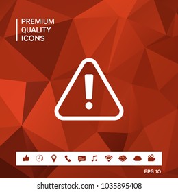 Attention icon symbol