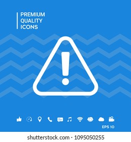 Attention icon symbol