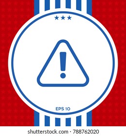 Attention icon symbol