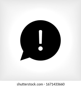 Attention Icon. Universal Interface Element, Sign and Symbol - Vector.