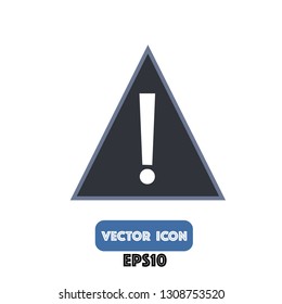 attention icon, attention vector eps10