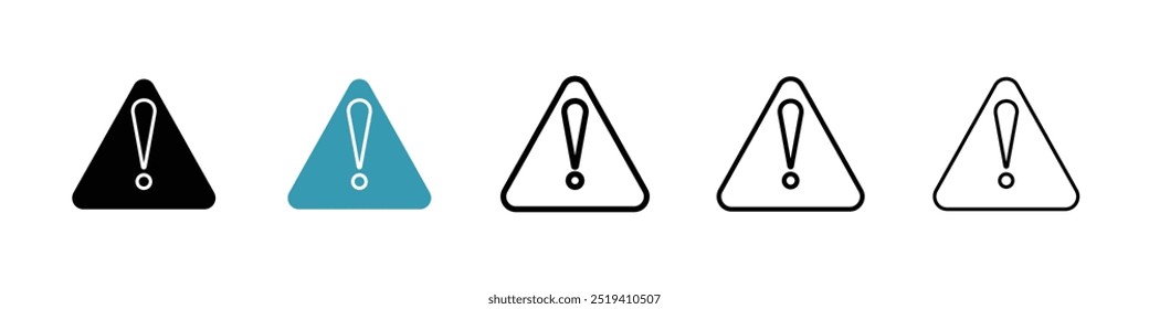 Conjunto de iconos de Vector de atención. EPS 10