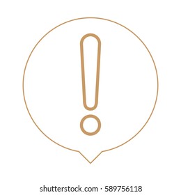 Attention icon - warning icon - information icon