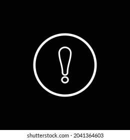 attention icon, warning icon, attention and warning symbol vector