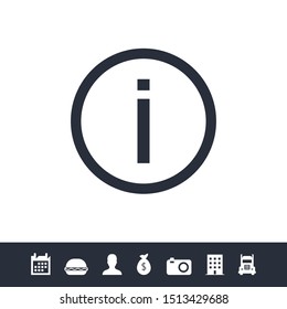 Attention icon for web and mobile