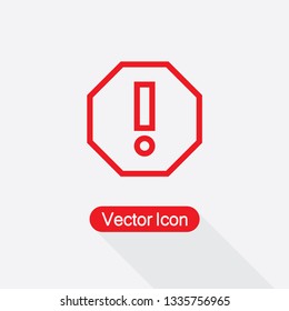 Attention Icon,Exclamation Mark Icon,Warning Icon Vector Illustration Eps10