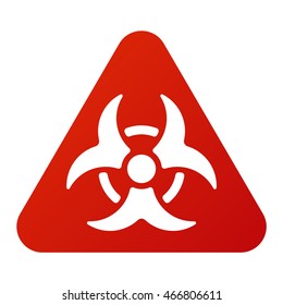 Attention icons danger button and attention warning signs