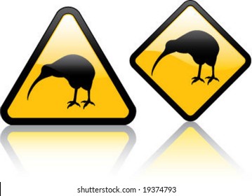 Attention Kiwi Bird