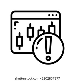 Stylesymbol der Aufmerksamkeitslinie. Vektorgrafik für Grafikdesign, Website, App. EPS10