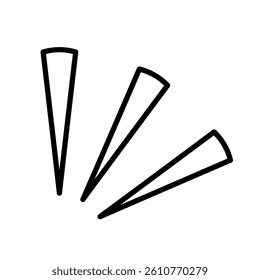 Attention Lines Icon Vector Illustration