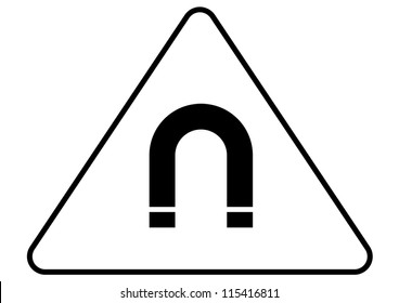 Attention magnet sign