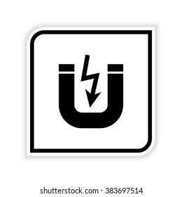 Attention magnet  - vector icon