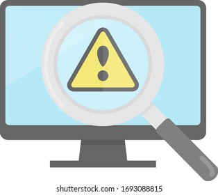 Attention mark and personal computer