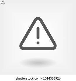 Attention outline icon.