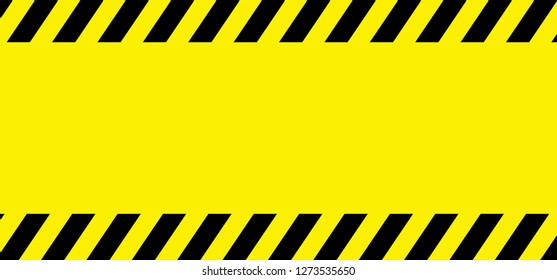 Attention please background Caution Stop halt allowed area Back, yellow tape signs Admittance progress security warning zone sign Safety first day Vector icon Beware cross police do not enter website