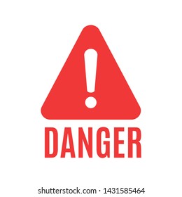 Attention please badge or banner. Danger sign design. Caution error icon