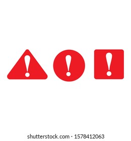 Attention please badge or banner. Danger sign design. Caution error icon