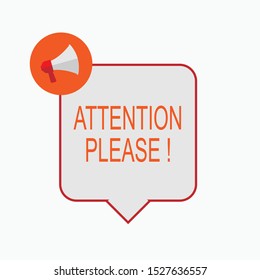 
Attention Please Icon - Vector, Sign and Symbol or Banner for Design, Presentation, Website or Apps Elements. 