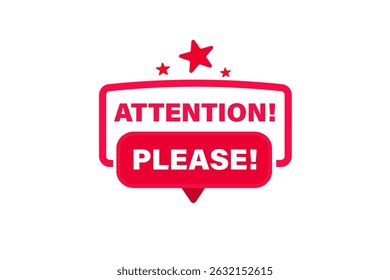attention please, text web template. web button, application Design, Element, learn, apply now, template, accept cookies design, level, sign, speech, bubble  banner, white background. 
