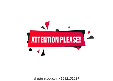 attention please, text web template. web button, application Design, Element, learn, apply now, template, accept cookies design, level, sign, speech, bubble  banner, white background. 

