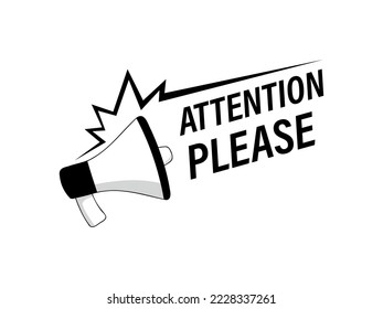 Attention Please Vector Logo design