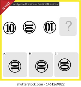 Attention questions and intelligence exercises - IQ Test