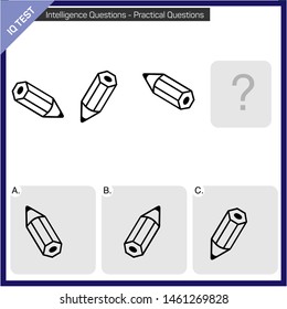 Attention questions and intelligence exercises - IQ Test