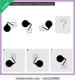 Attention questions and intelligence exercises - IQ Test