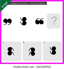 Attention questions and intelligence exercises - IQ Test