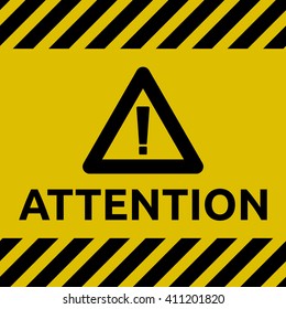 Attention sign