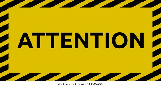 Attention sign