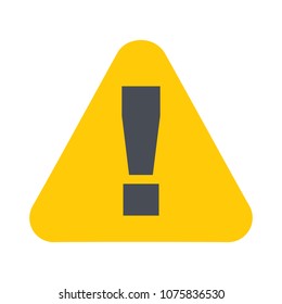 Attention sign - caution alert symbol - exclamation mark illustration, attention icon